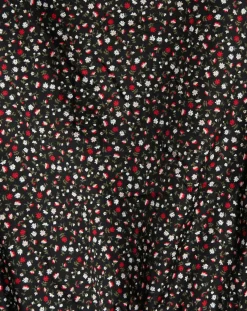 Robe Primrose imprimé floral noire