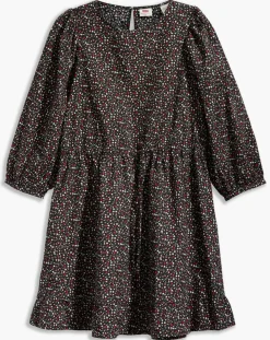 Robe Primrose imprimé floral noire