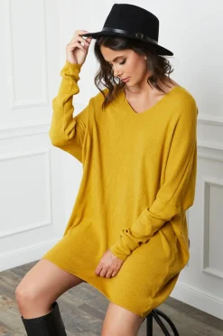 Robe Pull Laurence Moutarde