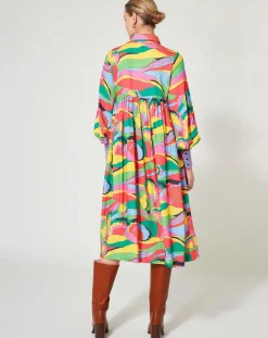 Robe Purple Country multicolore