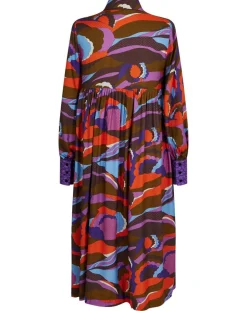Robe Purple Country print lilas