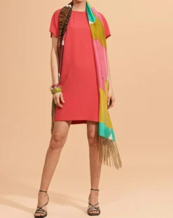 Robe Risoula rose fuchsia