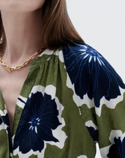 Robe Rmolly à fleurs fougère