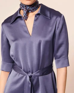 Robe Rocha bleu violet