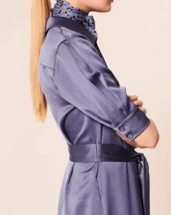 Robe Rocha bleu violet