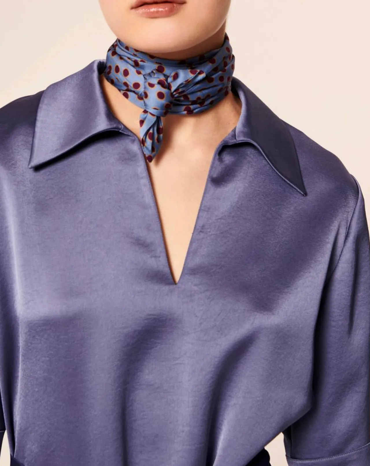 Robe Rocha bleu violet