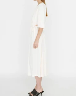 Robe Rotem imprimée nude