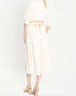 Robe Rotem imprimée nude