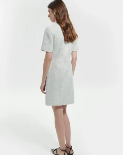 Robe Rwanda bleu ciel