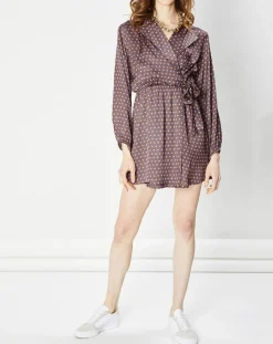 Robe Shend imprimée violette