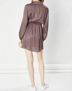 Robe Shend imprimée violette