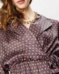 Robe Shend imprimée violette