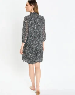 Robe Suzie imprimée à fleurs multicolore