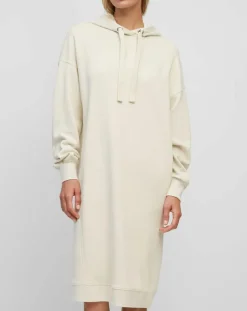 Robe sweat en Coton bio écrue
