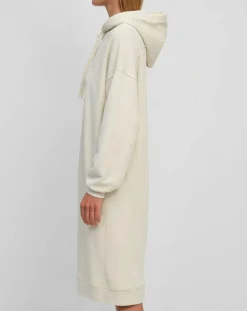Robe sweat en Coton bio écrue
