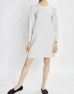 Robe Sweethome gris chiné/blanc