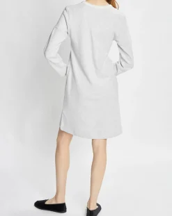 Robe Sweethome gris chiné/blanc
