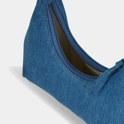 Sac à main Baby Amber bleu jean - 22x25x5 cm