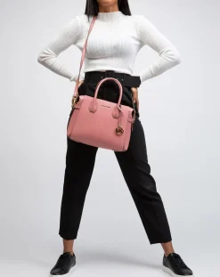 Sac à main en Cuir Mercer rose - 20x20x10 cm