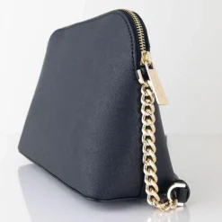 Sac bandoulière en Cuir medium Jet Set Travel noir - 20x17.8x6.35 cm