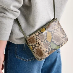 Sac bandoulière en Cuir Skare sea pine - 23x15 cm