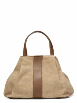 Sac en Toile Pin Beige - 20,5x26,5x15,5 cm
