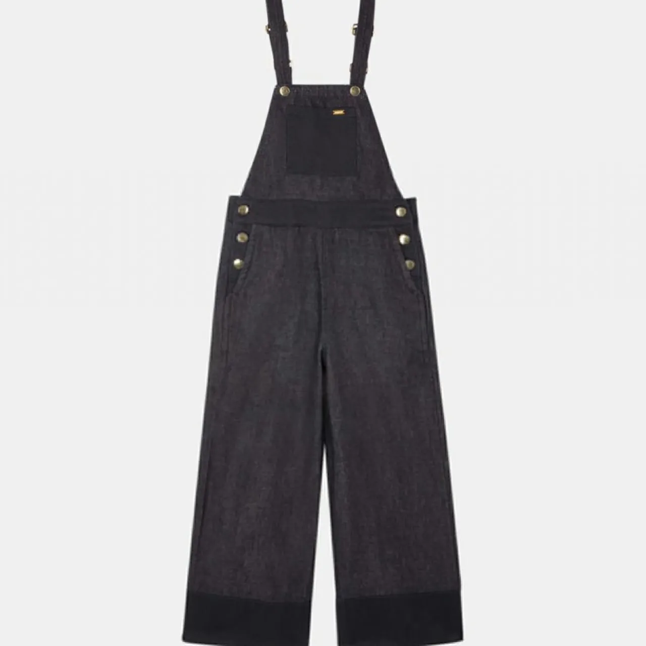 Salopette en Denim bleu foncé