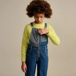 Salopette en jean Peppin bleu stone