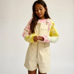 Salopette short Padel crème