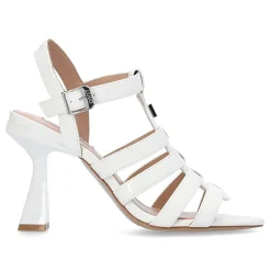 Sandales Bérénice blanches - Talon 10 cm