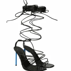 Sandales en Cuir Allen noires - Talon 11 cm