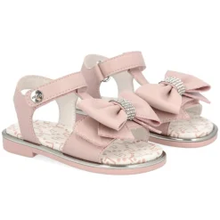 Sandales en Cuir Mini Sally rose