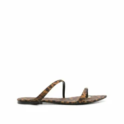 Sandales plates Tanger marron