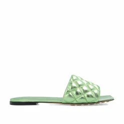 Sandales rembourrées vertes