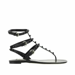Sandales tongs Rockstud noires