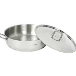 Sautoir induction inox avec couvercle gris - D.42 cm