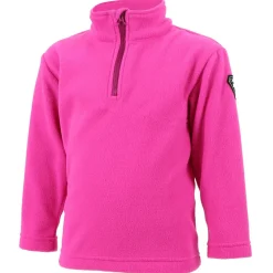 Seconde couche en polaire Flocon rose