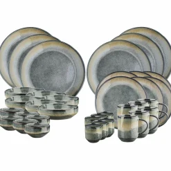 Service Complet Genesis bleu/gris kaki - 36 pièces