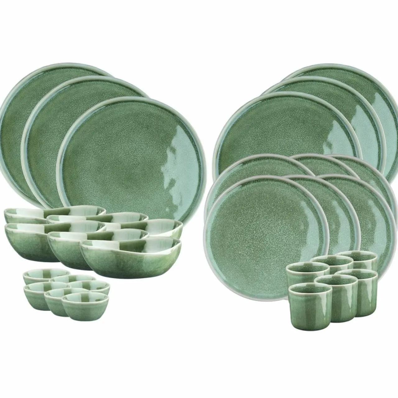 Service Complet Magma vert - 30 pièces