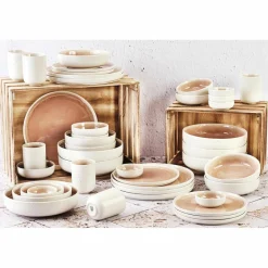 Service Complet Oxygen rose poudre/beige - 42 pièces