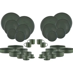 Service Complet Scandi vert olive - 36 Pièces