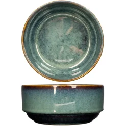 Service de table en Grès Jade vert foncé - 12 pièces