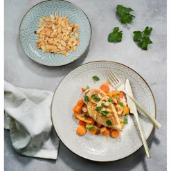 Service de table en Grès Murano vert - 18 pièces