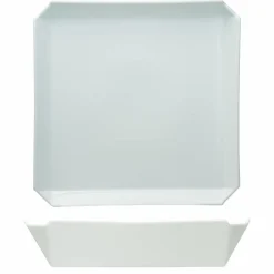 Service de table en Porcelaine Edge blanc - 18 pièces