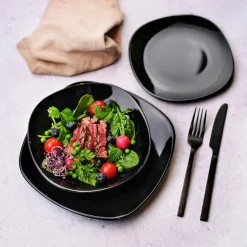 Service de Table Kithira noir - 18 pièces