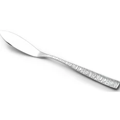 Service poisson Signature argenté - 12 pièces