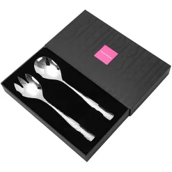 Service salade Signature 2 pièces argenté