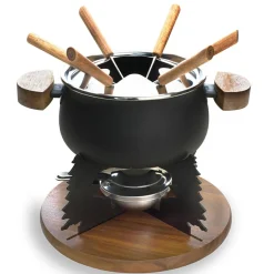 Set de fondue 6 personnes noir