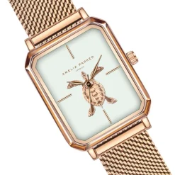 Set Montre Femme & Bracelet Serenity en Acier rose doré