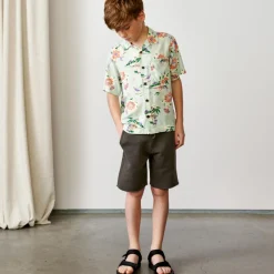 Short 100% Coton biologique Fluk anthracite